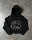 Fashionkova  2024 American zipper hoodie Y2K hip-hop pattern personalized printed sports sweatshirt for men/women new top oversized hooded
