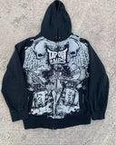 Fashionkova Y2k Hoodie High Quality Gothic Skull Printing Hip Hop Casual Sweatshirt Women Men Selling Personality Retro Hoodies Streetwear