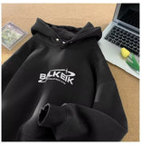 Fashionkova Vintage Logo Embroidered Hoodie