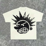 Fashionkova Streetwear Y2K Clothing T Shirts Women Hip Hop Cartoon Image Graphic Printed T Shirts Men Gothic Oversized Cotton Short Sleeves