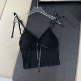 FashionKova-Lace Sling Y2k Clothes Women Summer Crop Top Harajuku Backless Sexy Streetwear Body Tee 2000s Kawaii Tank Tops Camis Coquette