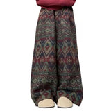 Fashionkova Grandma Aesthetic Patterned Pants