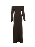Fashionkova Fraidy Long Sleeve Maxi Dress