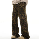 Fashionkova Found Leopard Wide-Leg Jeans