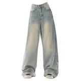 Fashionkova 90's Light Wash Baggy Jeans