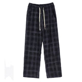 Fashionkova Cozy Up Plaid Pants in Navy