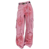 Fashionkova Y2K Graffiti Star Jeans