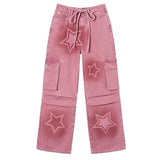 Fashionkova Y2K Graffiti Star Jeans