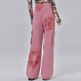Fashionkova Y2K Graffiti Star Jeans