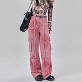 Fashionkova Y2K Graffiti Star Jeans