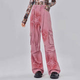 Fashionkova Y2K Graffiti Star Jeans