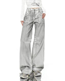 Fashionkova High Fashion Silver Jeans