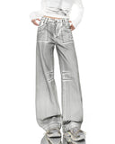 Fashionkova High Fashion Silver Jeans
