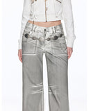 Fashionkova High Fashion Silver Jeans