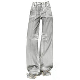 Fashionkova High Fashion Silver Jeans