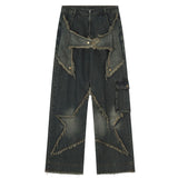 Fashionkova Star Girl Wide Leg Jeans