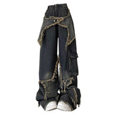 Fashionkova Star Girl Wide Leg Jeans