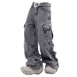 Fashionkova Big Ideas Wide Leg Cargo Jeans