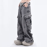 Fashionkova Big Ideas Wide Leg Cargo Jeans