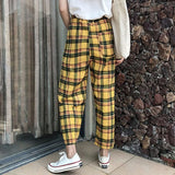 Fashionkova Casual Plaid Pants