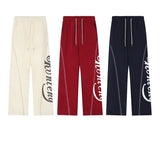 FashionKova - Stitch Design Logo Baggy Sweatpants