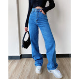 FashionKova - Loose High Waist Skinny White Jeans