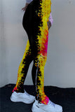 Fashionkova - Ombre Zipper Fly High Print pencil Pants Bottoms