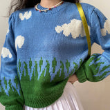 FashionKova - Happy Days Cloud Knit Sweater