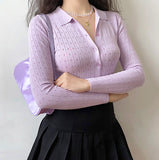 FashionKova - Luna Hollow Knit Polo