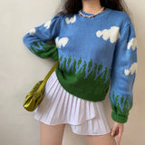 FashionKova - Happy Days Cloud Knit Sweater