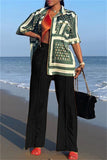 Fashionkova - Black Fashion Casual Solid Basic Regular Mid Waist Conventional Solid Color Bottoms
