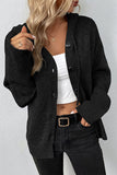Fashionkova - Caramel Colour Casual Solid Buttons Hooded Collar Tops