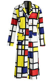 Fashionkova - Black Purple Street Print Outerwear