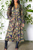 Fashionkova - Camouflage Casual Print Camouflage Print Patchwork Zipper Hooded Collar Outerwear