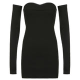 FashionKova - Slim Fit Long Sleeve Dress