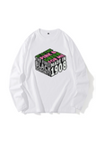 Fashionkova - White Casual Daily Print Patchwork O Neck Tops