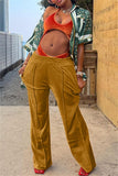 Fashionkova - Black Fashion Casual Solid Basic Regular Mid Waist Conventional Solid Color Bottoms