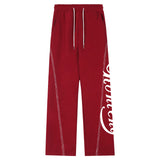 FashionKova - Stitch Design Logo Baggy Sweatpants