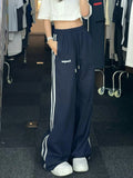 FashionKova - Piping Detail Baggy Sweatpants