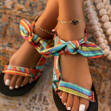 Fashionkova    2022 Women Summer Shoes Sandals Flat Beach Sandals Fashion Summer Comfortable Casual Sandals Open Toe Sandalias