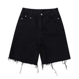 Fashionkova  Women's Short Jeans 2022 Summer Streetwear High Waist Five Points Trousers Casual Vintage Baggy Straight Femme Denim Short Pants