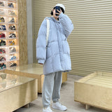 Fashionkova  Women's Down Feather Jackets Coat Winter Baggy Thickening Warm Bubble Long Oversized Female Puffer Cotton Padded Jacket Outwear