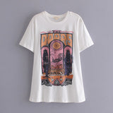 Fashionkova  Doors Tour Classice Tee Shirts Woman Summer Short Sleeve Round Neck Cotton Tshirts Casual Vintage Boho Graphic T-Shirts 2022