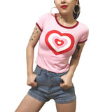 Fashionkova  Sexy Women Summer Graphic T-Shirt Y2K Aesthetic Cute Short Sleeve Crop Top Ladies E-Girl Harajuku Black Cropped Tee Shirt