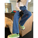 Fashionkova  Womens Jeans High Waist GJBD Original Design Fashion Streetwear Pants Harajuku Baggy Casual Vintage Wide Leg Mom Denim Trouser