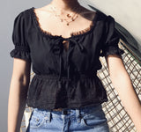 FashionKova - Lolita Broderie Lace Top