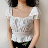 FashionKova - Belle Broderie Lace Top