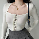 FashionKova - Monica Clasp Top
