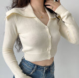 FashionKova - French Feeling Knit Cardigan