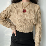 FashionKova - Myra Cable Knit Sweater